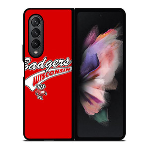WISCONSIN BADGERS FOOTBALL SYMBOL Samsung Galaxy Z Fold 3 Case Cover