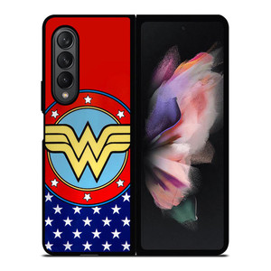 WONDER WOMAN LOGO DC Samsung Galaxy Z Fold 3 Case Cover WONDER WOMAN LOGO DC Samsung Galaxy Z Fold 3 Case Cover
