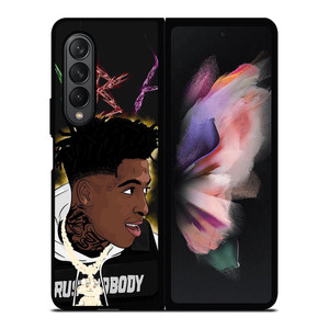 YOUNGBOY NBA RAPPER CARTOON Samsung Galaxy Z Fold 3 Case Cover