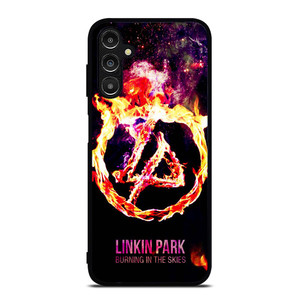 LINKIN PARK LOGO BURNING IN THE SKIES Samsung Galaxy A14 Case