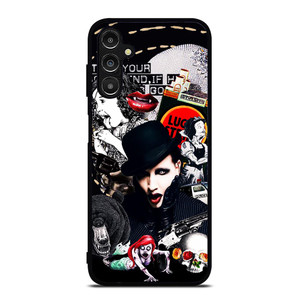 MARILYN MANSON GOTH COLLAGE Samsung Galaxy A14 Case