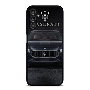 MASERATI CAR BLACK LOGO Samsung Galaxy A14 Case