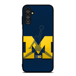 MICHIGAN WOLVERINES AIR JORDAN Samsung Galaxy A14 Case MICHIGAN WOLVERINES AIR JORDAN Samsung Galaxy A14 Case