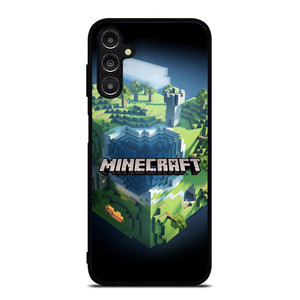 MINECRAFT GAME WORLD LOGO Samsung Galaxy A14 Case