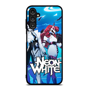 NEON WHITE GAMES Samsung Galaxy A14 Case NEON WHITE GAMES Samsung Galaxy A14 Case