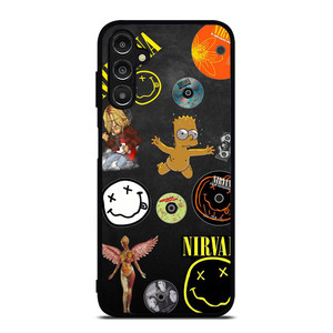 NIRVANA BAND COLLAGE Samsung Galaxy A14 Case NIRVANA BAND COLLAGE Samsung Galaxy A14 Case