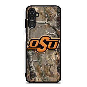 OKLAHOMA STATE UNIVERSITY CAMO LEAF Samsung Galaxy A14 Case