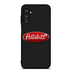 PETERBILT TRUCK LOGO CARBON Samsung Galaxy A14 Case PETERBILT TRUCK LOGO CARBON Samsung Galaxy A14 Case