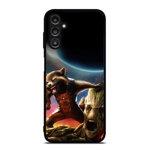 ROCKET RACCOON GROOT AVENGER Samsung Galaxy A14 Case ROCKET RACCOON GROOT AVENGER Samsung Galaxy A14 Case