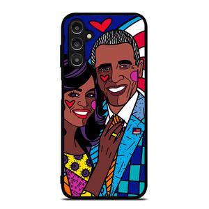 ROMERO BRITTO BARACK OBAMA Samsung Galaxy A14 Case
