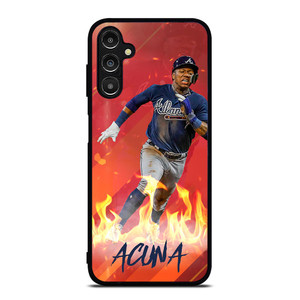 RONALD ACUNA JR ATLANTA BRAVES BASEBALL MLB Samsung Galaxy A14 Case
