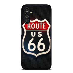 ROUTE 66 STREET US LOGO CARBON Samsung Galaxy A14 Case ROUTE 66 STREET US LOGO CARBON Samsung Galaxy A14 Case