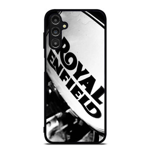 ROYAL ENFIELD LOGO BLACK WHITE Samsung Galaxy A14 Case