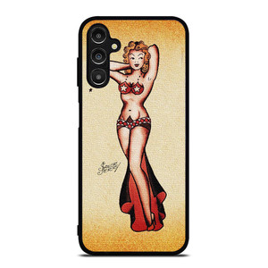 SAILOR JERRY BIKINI GIRL TATTOO Samsung Galaxy A14 Case