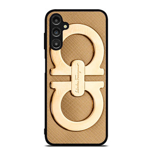 SALVATORE FERRAGAMO GOLD LOGO Samsung Galaxy A14 Case