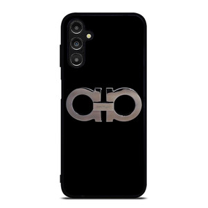 SALVATORE FERRAGAMO LOGO BLACK Samsung Galaxy A14 Case SALVATORE FERRAGAMO LOGO BLACK Samsung Galaxy A14 Case