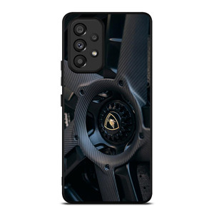 LAMBORGHINI CARBON WHEEL Samsung Galaxy A53 Case LAMBORGHINI CARBON WHEEL Samsung Galaxy A53 Case
