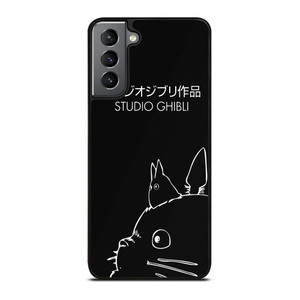 GHIBI STUDIO TOTORU SIMPLE BLACK Samsung Galaxy S21 Plus Case