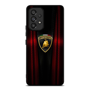 LAMBORGHINI RED CARBON Samsung Galaxy A53 Case LAMBORGHINI RED CARBON Samsung Galaxy A53 Case
