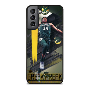 GIANNIS ANTETOKOUNMPO MILWAUKEE BUCKS Samsung Galaxy S21 Plus Case GIANNIS ANTETOKOUNMPO MILWAUKEE BUCKS Samsung Galaxy S21 Plus Case
