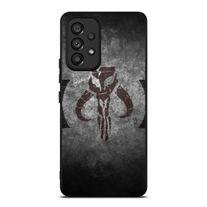 MANDALORIAN STAR WARS HEAD EMBLEM Samsung Galaxy A53 Case