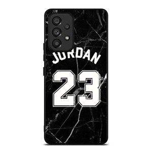 MICHAEL JORDAN 23 BLACK MARBLE Samsung Galaxy A53 Case MICHAEL JORDAN 23 BLACK MARBLE Samsung Galaxy A53 Case