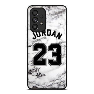 MICHAEL JORDAN 23 WHITE MARBLE Samsung Galaxy A53 Case MICHAEL JORDAN 23 WHITE MARBLE Samsung Galaxy A53 Case