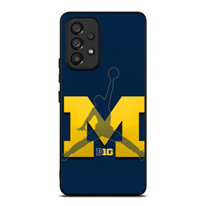 MICHIGAN WOLVERINES AIR JORDAN Samsung Galaxy A53 Case