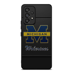MICHIGAN WOLVERINES FOOTBALL Samsung Galaxy A53 Case MICHIGAN WOLVERINES FOOTBALL Samsung Galaxy A53 Case