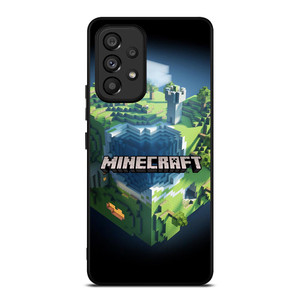 MINECRAFT GAME WORLD LOGO Samsung Galaxy A53 Case MINECRAFT GAME WORLD LOGO Samsung Galaxy A53 Case