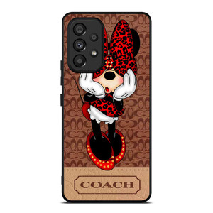 MINNIE MOUSE COACH Samsung Galaxy A53 Case MINNIE MOUSE COACH Samsung Galaxy A53 Case