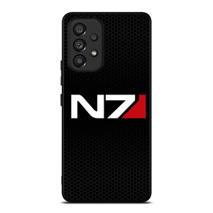 N7 MASS EFFECT METAL LOGO Samsung Galaxy A53 Case