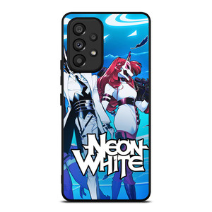 NEON WHITE GAMES Samsung Galaxy A53 Case NEON WHITE GAMES Samsung Galaxy A53 Case