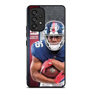 NEW YORK GIANTS SAQUON BARKLEY FOOTBALL Samsung Galaxy A53 Case