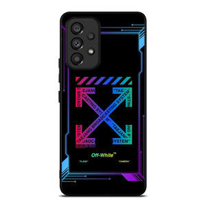 OFF WHITE BLACK NEBULA Samsung Galaxy A53 Case