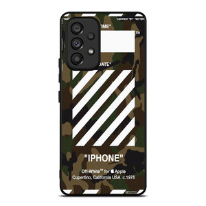 OFF WHITE CAMO ARMY Samsung Galaxy A53 Case OFF WHITE CAMO ARMY Samsung Galaxy A53 Case