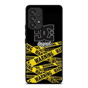 OFF WHITE WARNING DC Samsung Galaxy A53 Case