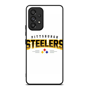 PITTSBURGH STEELERS WHITE WALL Samsung Galaxy A53 Case