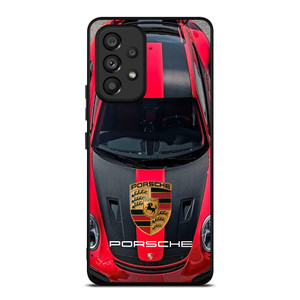 PORSCHE RED CAR LOGO Samsung Galaxy A53 Case PORSCHE RED CAR LOGO Samsung Galaxy A53 Case