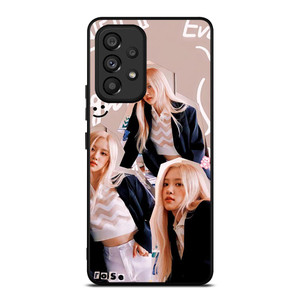 ROSE BLACKPINK SCRIBBLED Samsung Galaxy A53 Case