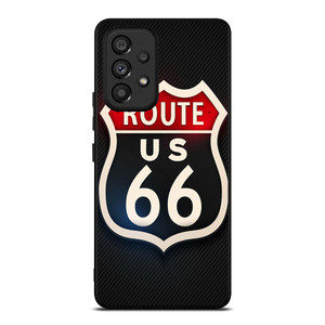 ROUTE 66 STREET US LOGO CARBON Samsung Galaxy A53 Case