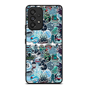 SEATTLE KRAKEN OCTOPUS COLLAGE Samsung Galaxy A53 Case SEATTLE KRAKEN OCTOPUS COLLAGE Samsung Galaxy A53 Case