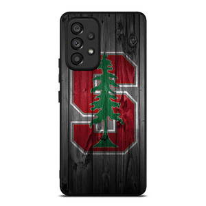 STANFORD CARDINAL WOODEN LOGO Samsung Galaxy A53 Case