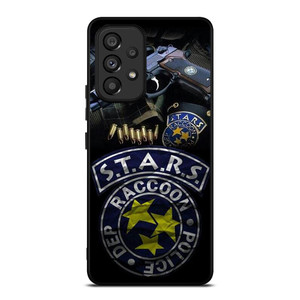 STARS RACCOON POLICE DEP BADGE 2 Samsung Galaxy A53 Case STARS RACCOON POLICE DEP BADGE 2 Samsung Galaxy A53 Case