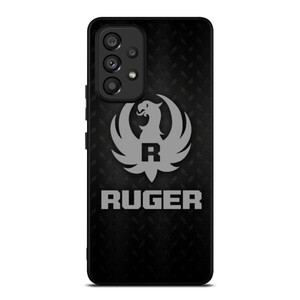 STURM RUGER FIREARM METAL LOGO Samsung Galaxy A53 Case STURM RUGER FIREARM METAL LOGO Samsung Galaxy A53 Case