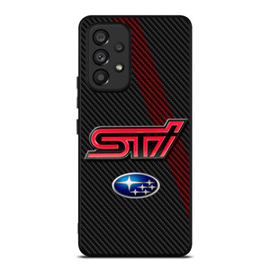 SUBARU STI CARBON LOGO Samsung Galaxy A53 Case SUBARU STI CARBON LOGO Samsung Galaxy A53 Case