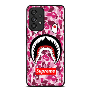 SUPREME BAPE CAMO SHARK Samsung Galaxy A53 Case