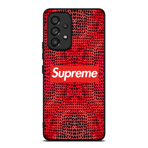 SUPREME RED SNAKE SKIN Samsung Galaxy A53 Case