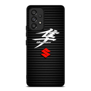 SUZUKI HAYABUSA CARBON LOGO Samsung Galaxy A53 Case SUZUKI HAYABUSA CARBON LOGO Samsung Galaxy A53 Case