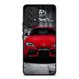 TOYOTA SUPRA RED CAR Samsung Galaxy A53 Case